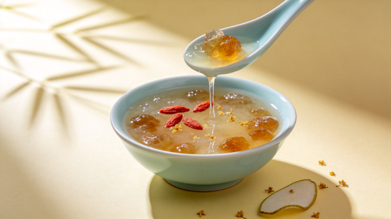 De laatste bedrijfszaken over Is een Chinees perzikgomdessert goed voor de dagelijkse voeding?