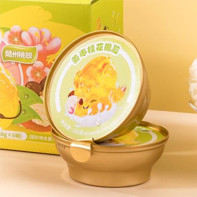 Goede prijs Gember Jujube gestoofd Perzikgum Dessert Collageen Instant Food online