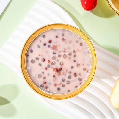 Goede prijs Roodboontje sago met melk, zoet en voedzaam, eet liever lichte maaltijden, een Hong Kong dessert in de zomer. online