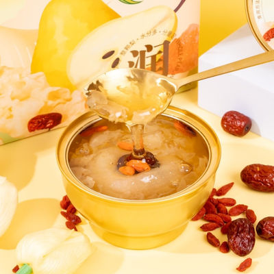 Goede prijs Instant Vogelnest Tremella Peer Soep Klaar te eten Collageen Dessert Natuurlijke Zuurarm Geen conserveermiddelen online