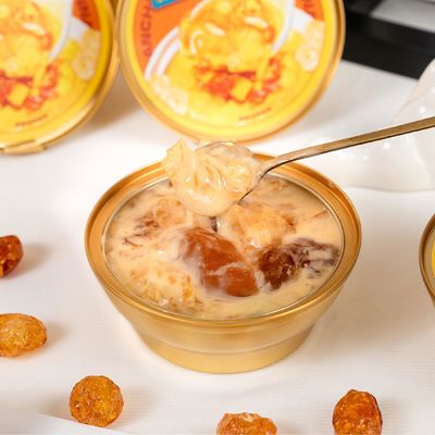 Goede prijs Perzikgumm Mango Pomelo Dessert Drank 168g Plantgebaseerde kruidengelee Ondersteunt huidhydratatie Voedend Klaar om te eten Lage suiker Functioneel schoonheidsvoedsel online