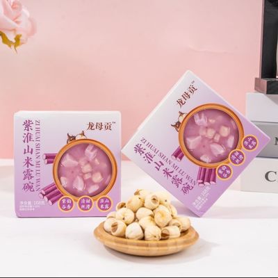 Goede prijs Paarse Yam Granenkom met Lotuszaad en Leliebol Plant-Based Chinese Superfood Ontbijt online