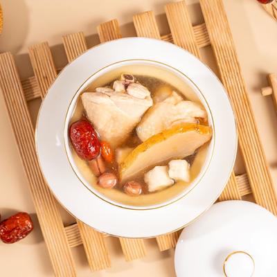 Goede prijs Herbal Instant Chicken Soup 500g Klaar voor consumptie Gezonde maaltijd in foliezak Voedzame Chinese soep OEM online