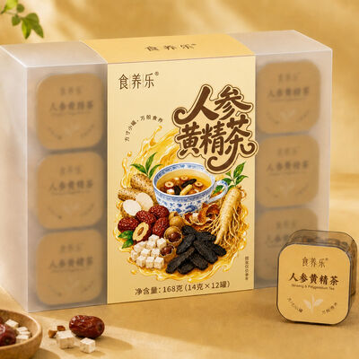 Goede prijs HACCP Energy Support Tea Ginseng & Rhizoma Polygonati Instant Herbal Wellness Blend online