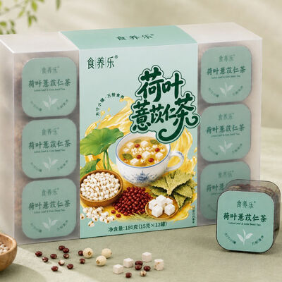 Goede prijs OEM/ODM Private Label Weight Management Tea Coix Seed & Lotus Leaf Instant Herbal Blend online